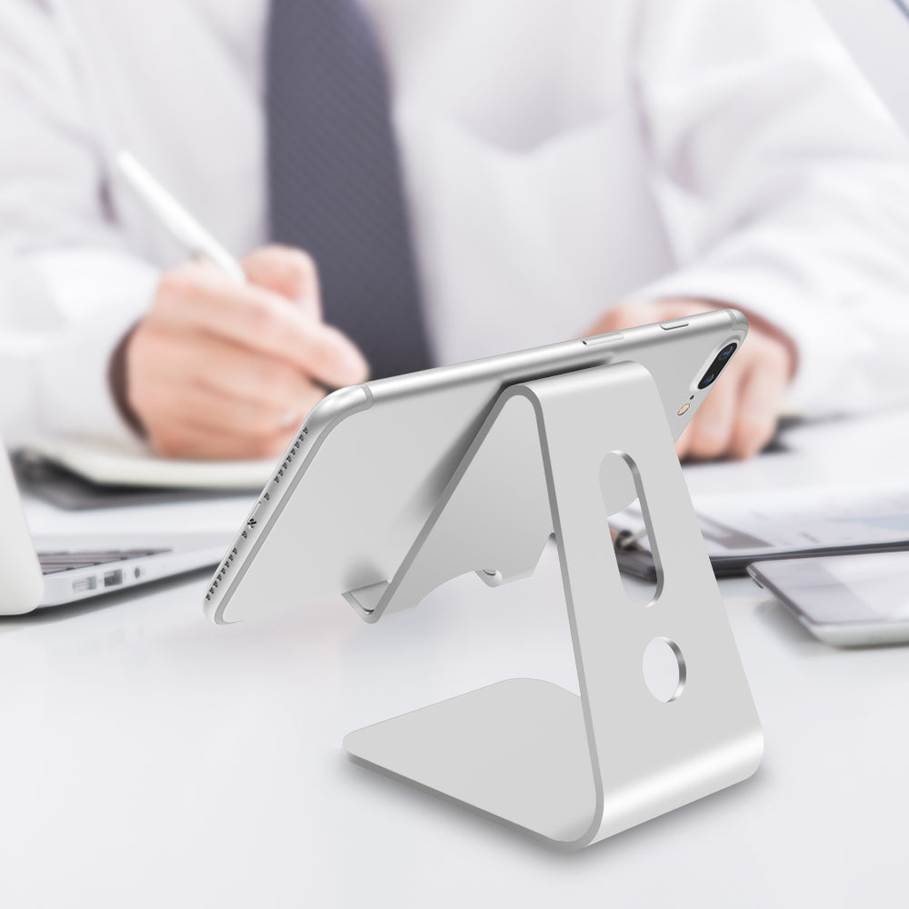 Universal aluminum alloy Desktop/Vanity phone holder
