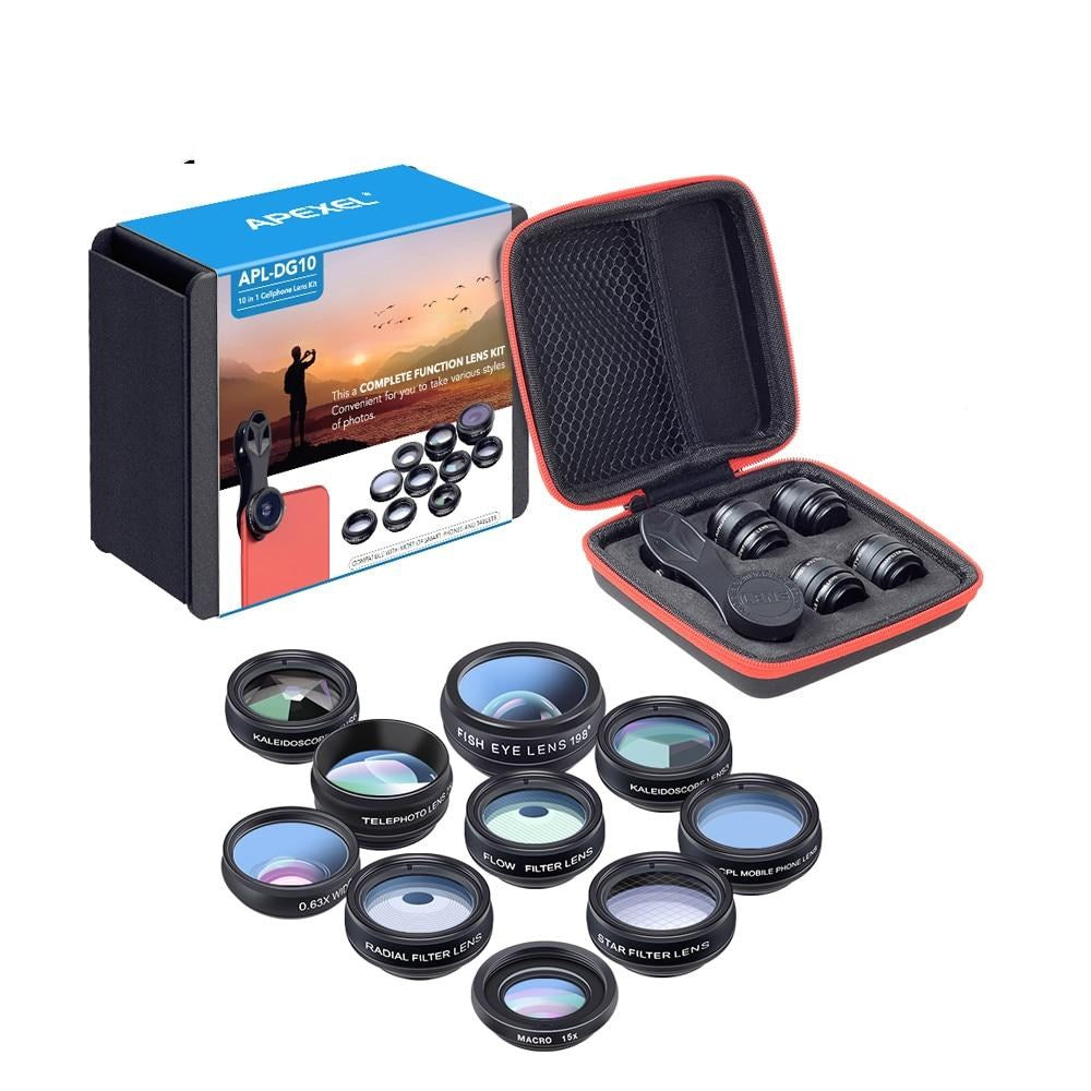 10 in 1 Mobile Lens Kit