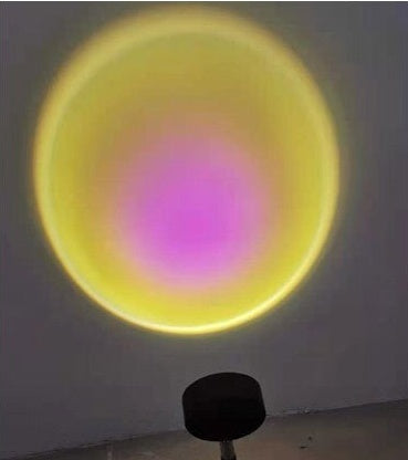 Sunset Lamp Photo Scene Projection Atmosphere Background Light