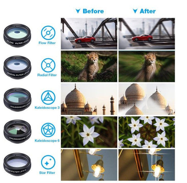 10 in 1 Mobile Lens Kit